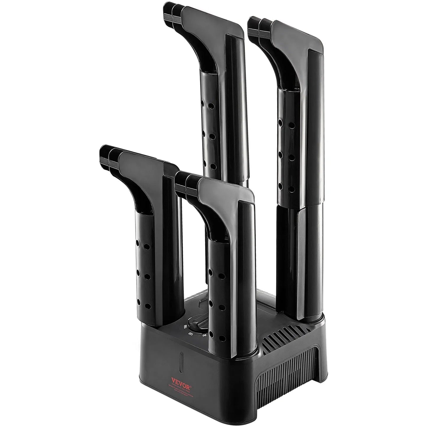 4-Tube Detachable Shoe Dryer with Heat Blower & Timer - Fast Drying Boot & Glove Warmer