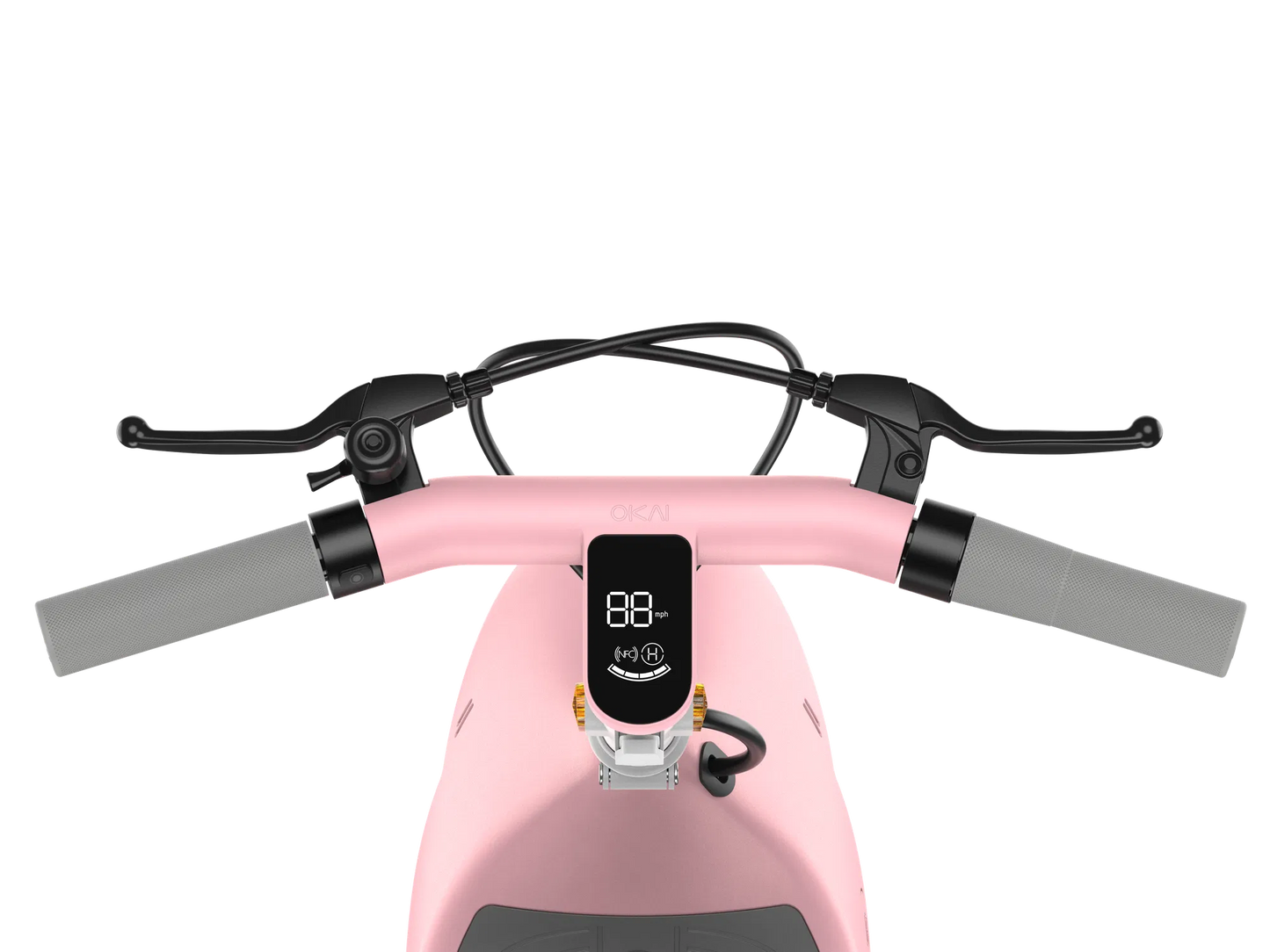 Pink Electric Scooter with Foldable Seat - 35 Mile Range