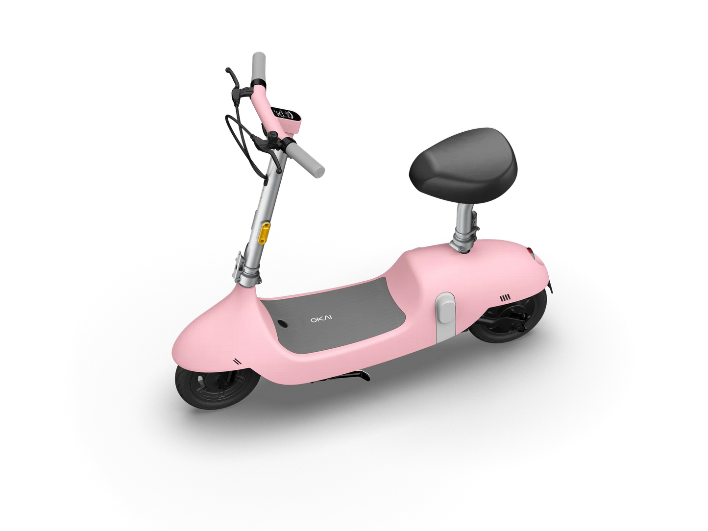 Pink Electric Scooter with Foldable Seat - 35 Mile Range