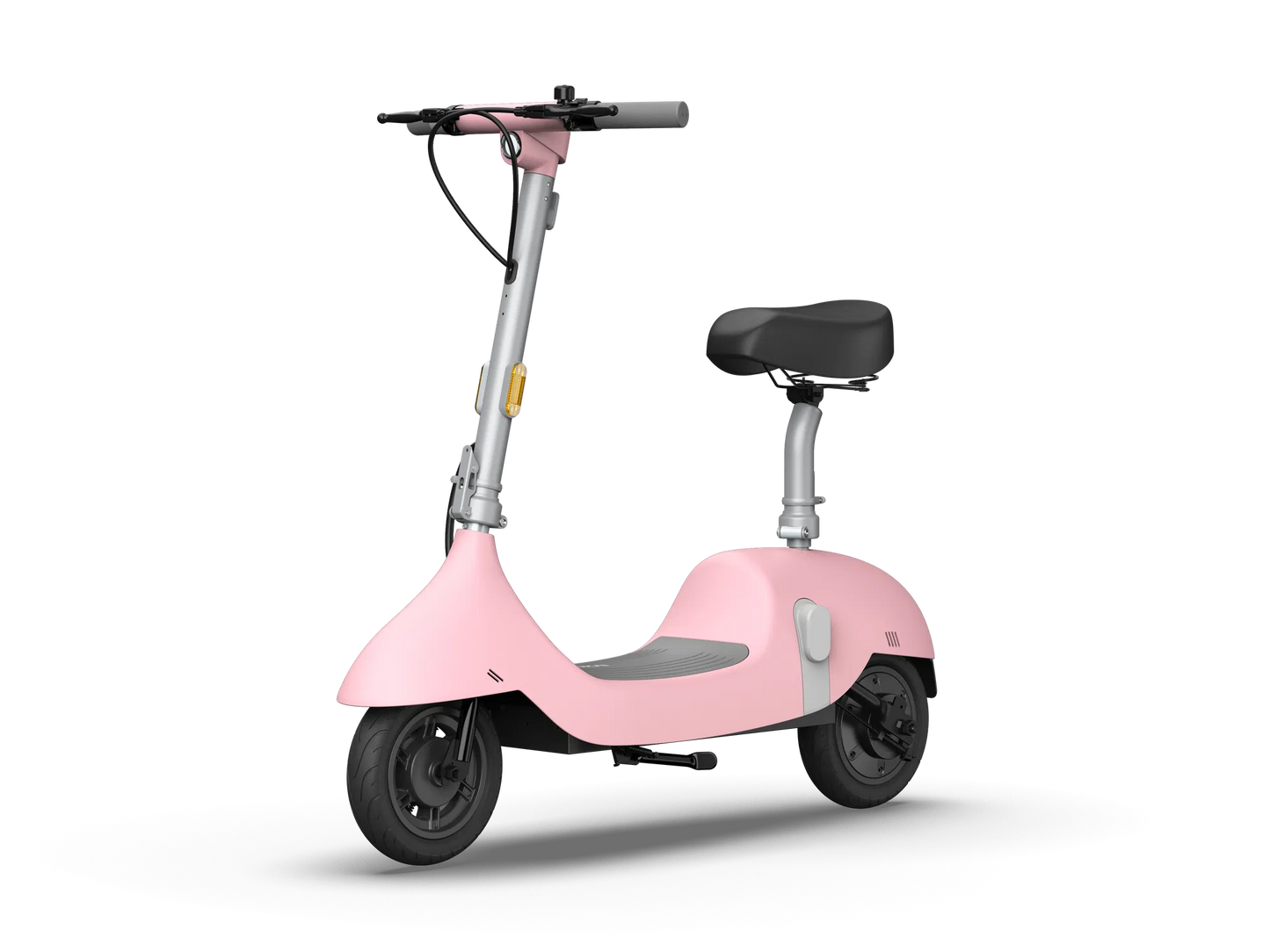 Pink Electric Scooter with Foldable Seat - 35 Mile Range