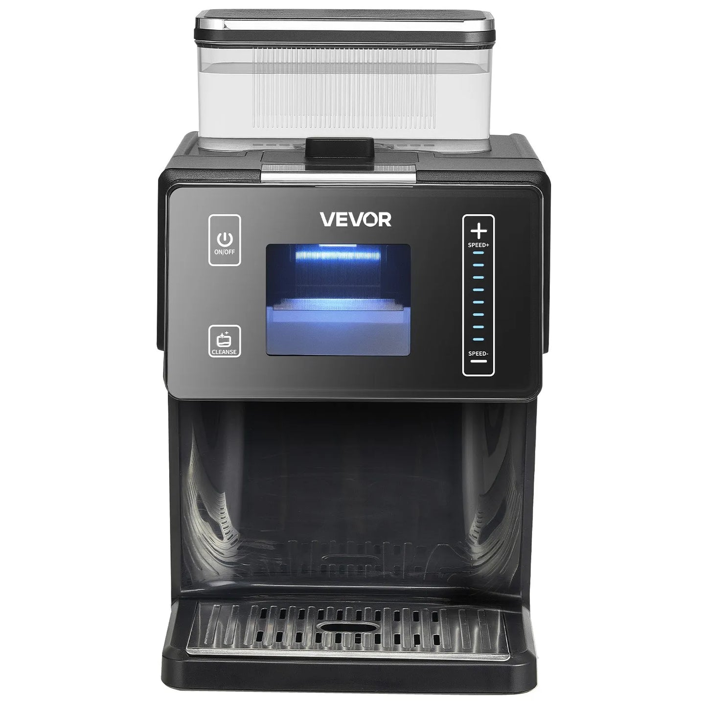 Snowflake Ice Machine - 44lbs/24h Ice Maker with Stainless Steel Blade - Electric Snow Cone Maker