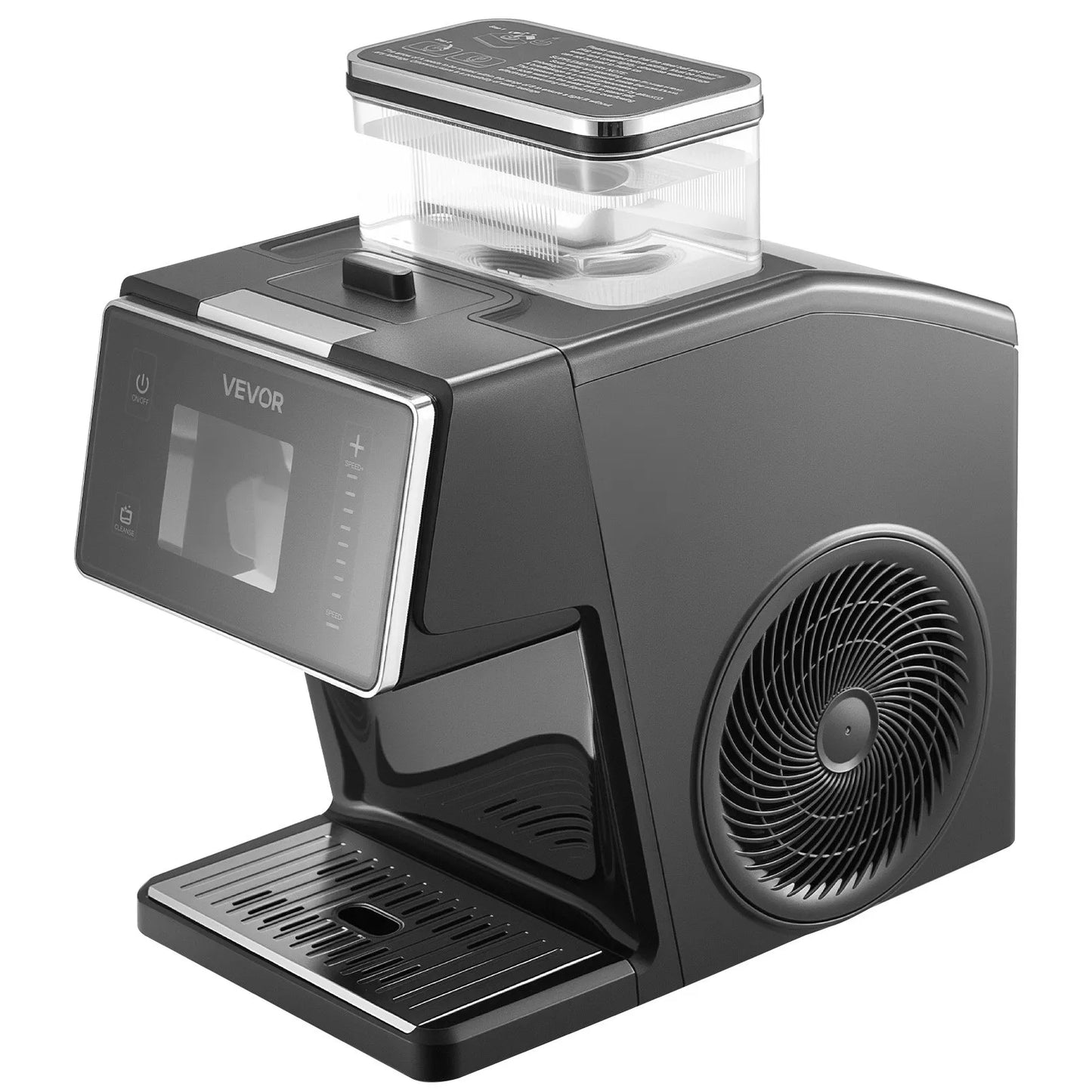 Snowflake Ice Machine - 44lbs/24h Ice Maker with Stainless Steel Blade - Electric Snow Cone Maker